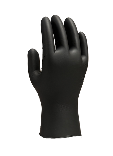 [HY0113] Gant nitrile noir non poudré taille XL — boîte de 100