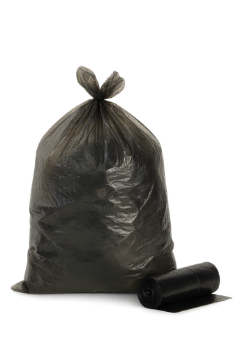 [HY0204] Sac poubelle noir 30 L 11 µm HD — carton de 500