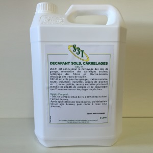 [IB0022] Décapant nettoyant  pour carrelages DEC41 bidon 5L (PCB4)