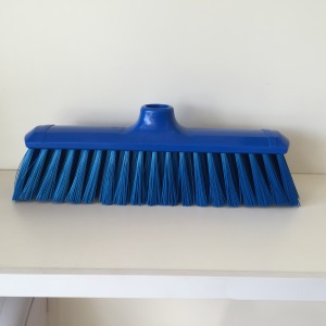 [MB0003] Balai 1/2 dur alimentaire 29 cm code couleur HACCP — bleu