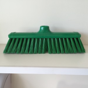 [MB0006] Balai 1/2 dur alimentaire 29 cm code couleur HACCP — vert