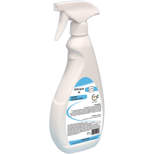 [MB0021] Désinfectant  alimentaire Virucide S/rincage  DETERQUAT AL 750 ML (PCB12)
