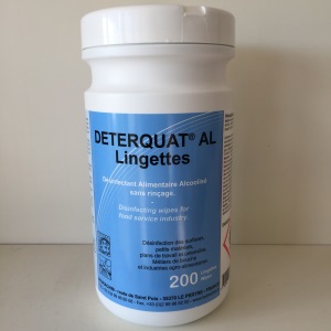 [MB0032] Lingettes désinfectantes  AGRO ALI Boite de 100 pc (PCB12)