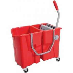[MN0023] Chariot CLEVY vert 2X15 L + presse E275202