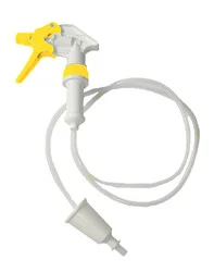 [MN0103] Tête spray + tube rallonge JAUNE 120 cm