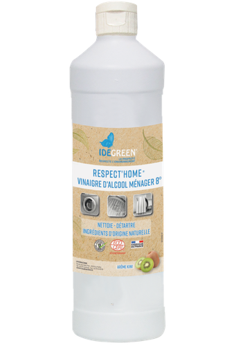 [GE0031] Vinaigre d'alcool ménager ECOCERT 8° — carton 6 × 1 L